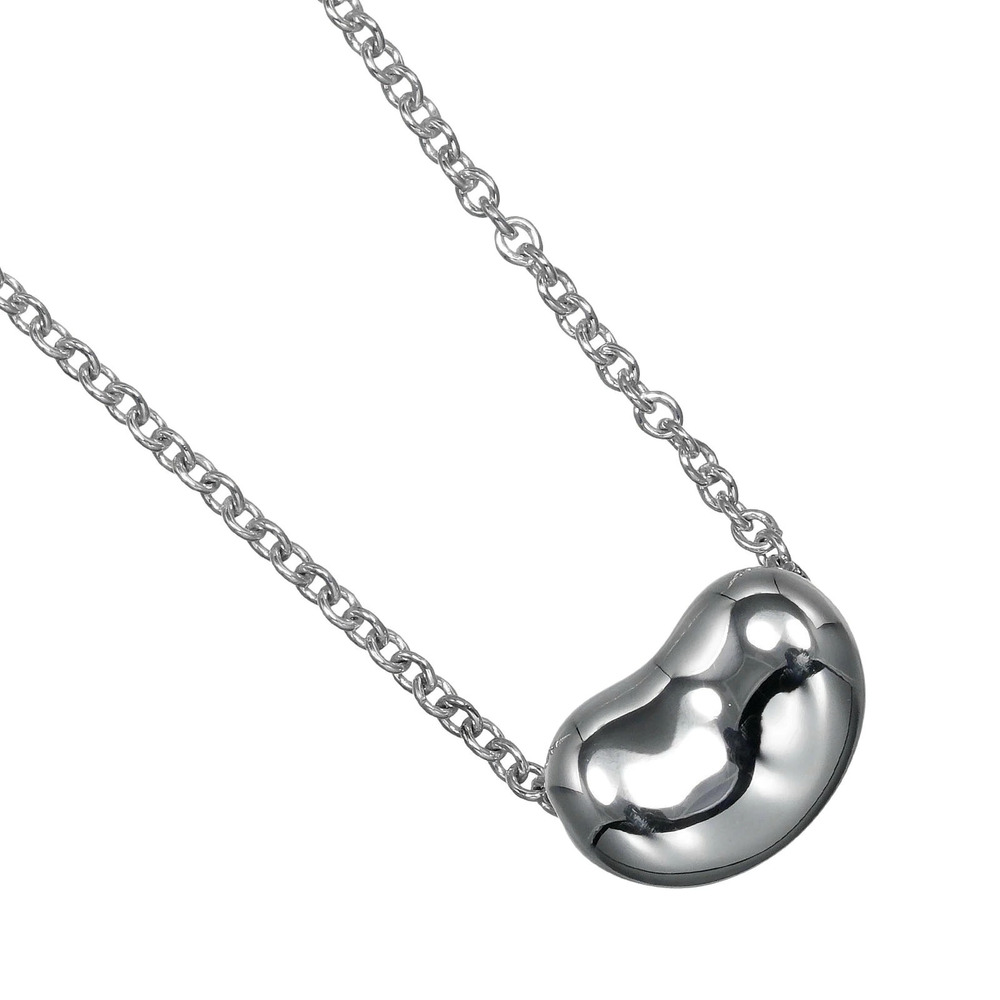 Tiffany Co Bean Necklace Sterling Silver